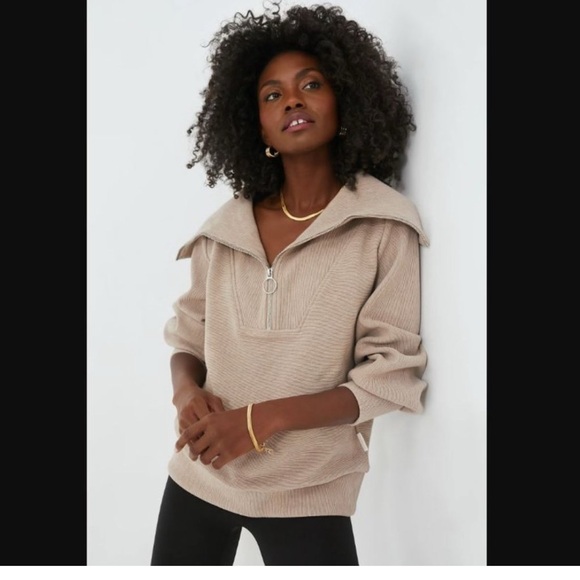 Varley Tops - Varley Vine Half Zip Pullover in Tama Small